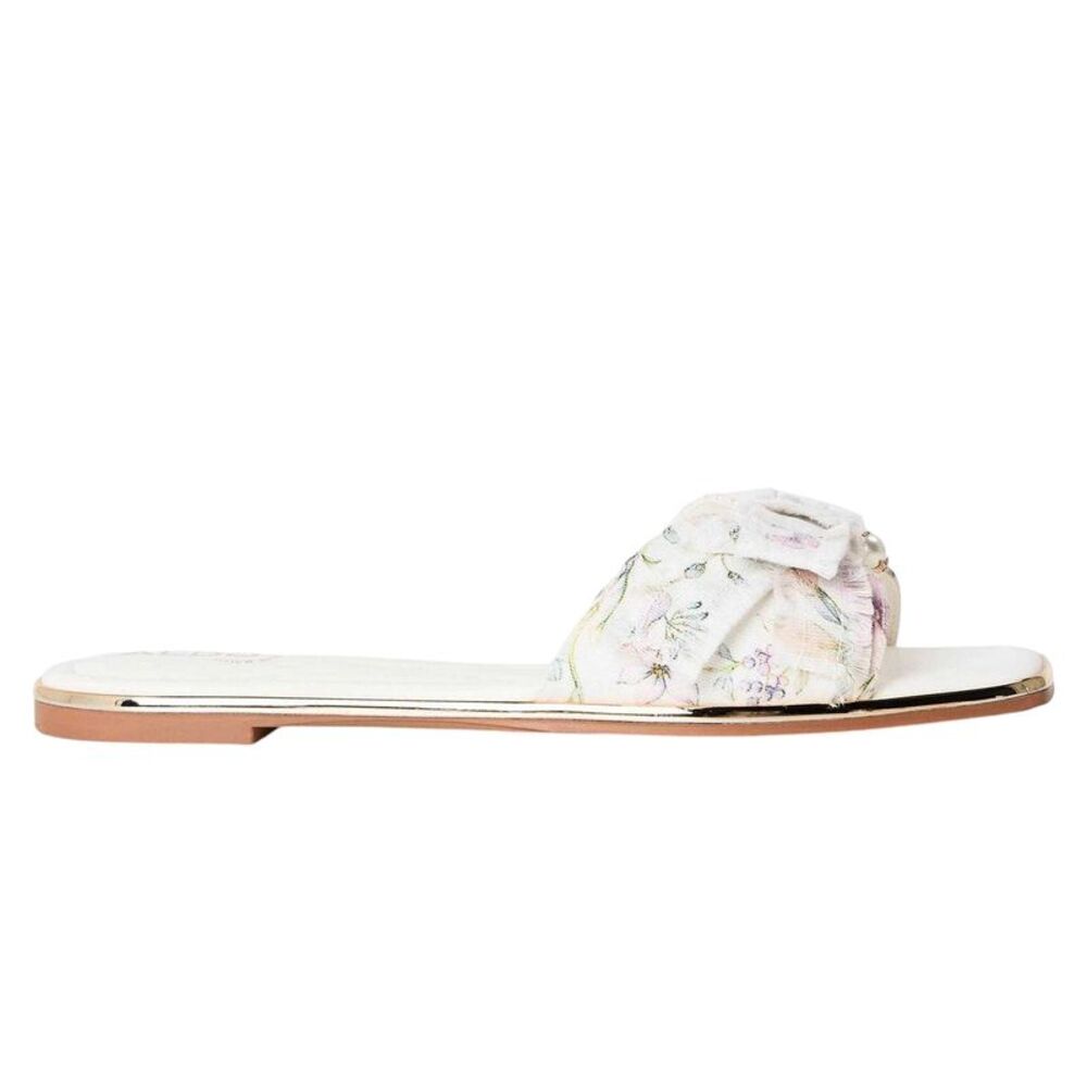 Aldo Womens/Ladies Rhuli Floral Flat Sandals / Multicolored